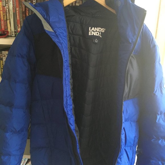 Lands' End Jackets & Coats Blue Lands End Expedition Winter Down